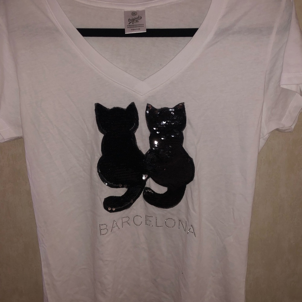 Sequin Cat shirt